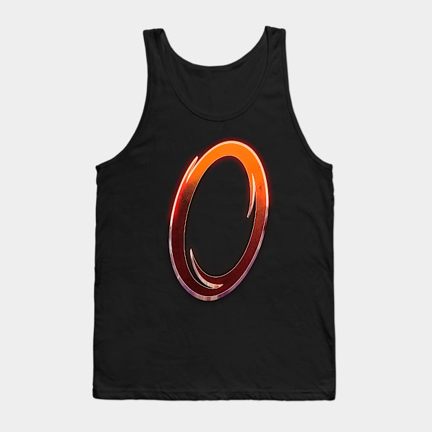 Orange Portal Tank Top by ChrisHarrys